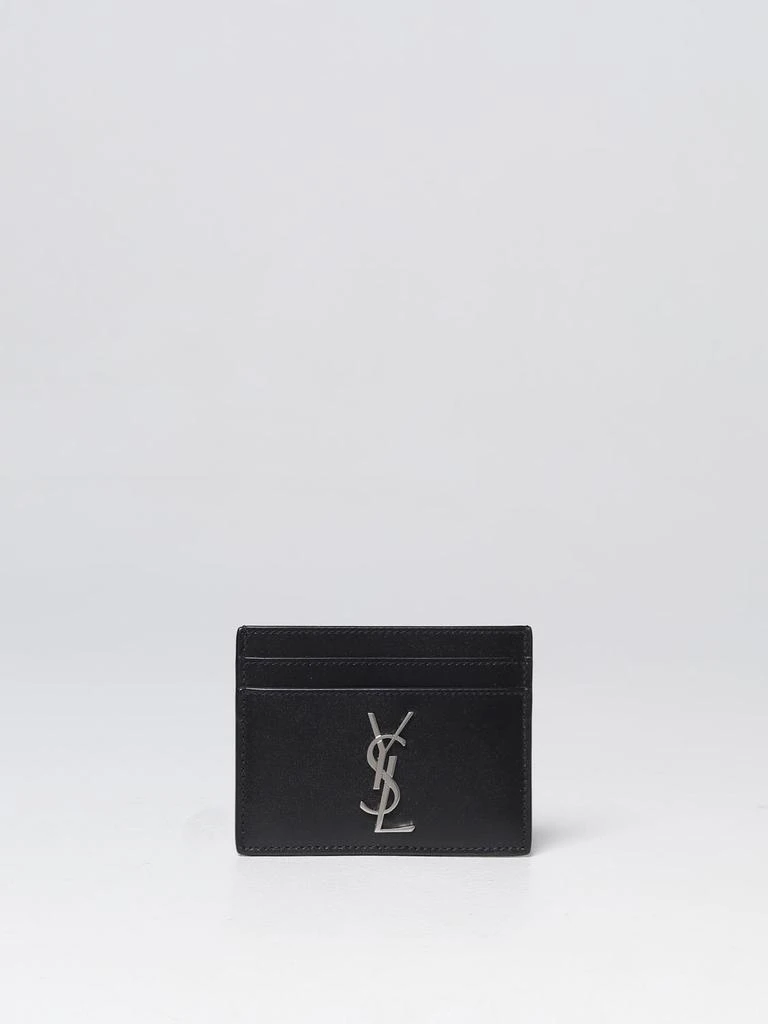 商品Yves Saint Laurent|Cassandre Saint Laurent credit card holder in leather,价格¥1980,第1张图片