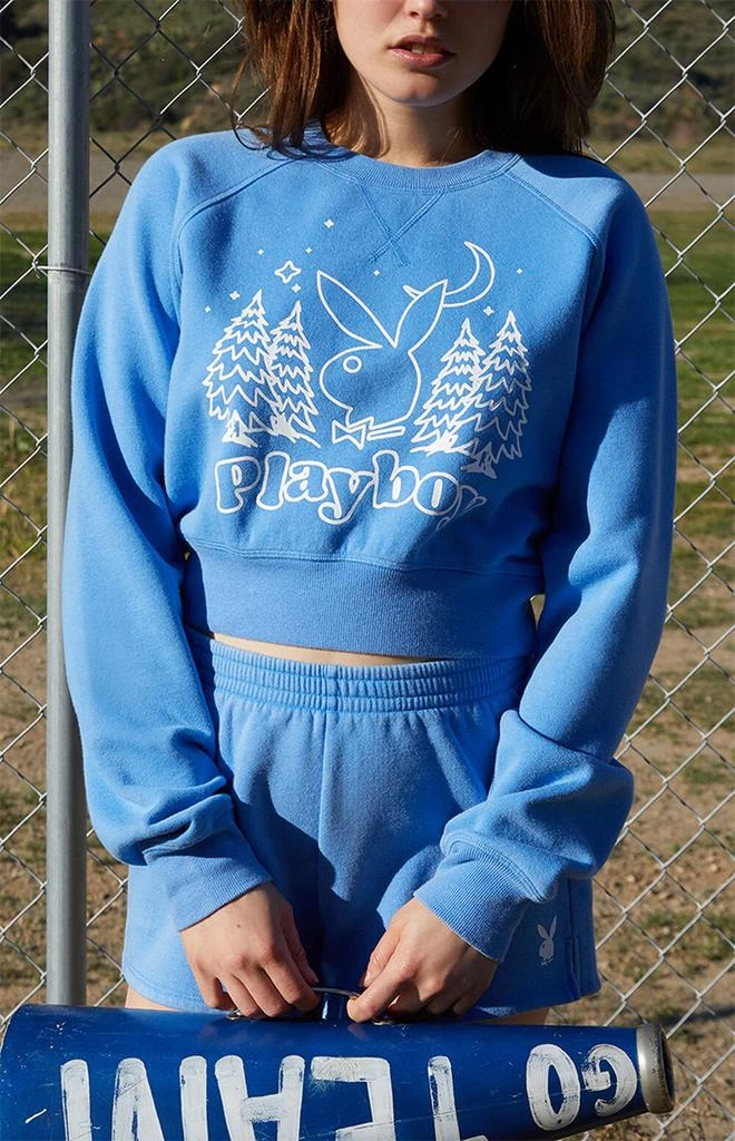 商品Playboy|By PacSun Vintage Raglan Crew Neck Sweatshirt,价格¥188,第5张图片详细描述