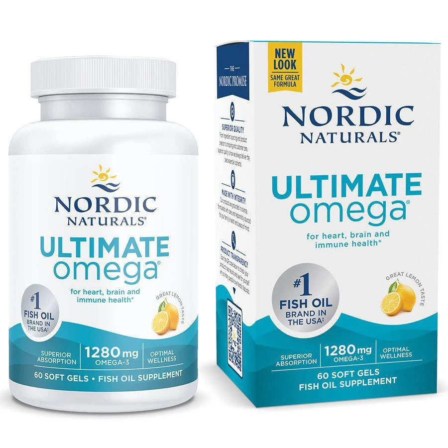 商品Nordic Naturals|深海鱼油 DHA补脑软胶囊 中老年 60粒,价格¥266,第3张图片详细描述