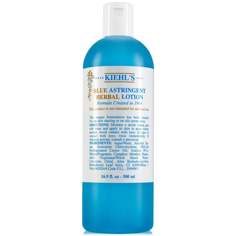 商品Kiehl's|蓝色草本净肤水 500ml,价格¥208,第1张图片
