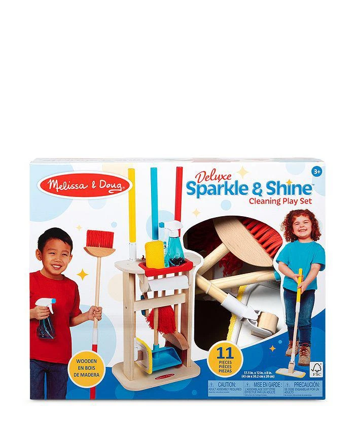 商品Melissa & Doug|Deluxe Sparkle & Shine Cleaning Play Set - Ages 3+,价格¥484,第3张图片详细描述