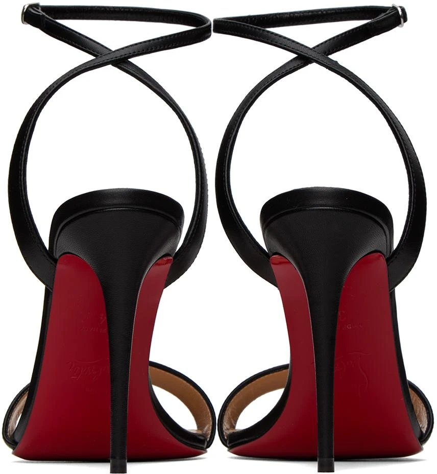 商品Christian Louboutin|Black Loubigirl 100 Heeled Sandals,价格¥6412,第2张图片详细描述