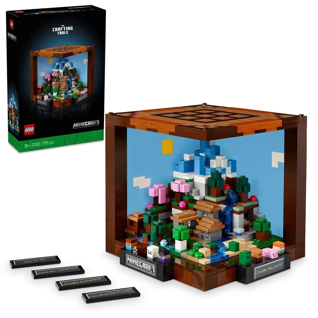 商品LEGO|LEGO Minecraft The Crafting Table model Set for Adults 21265,价格¥746,第1张图片