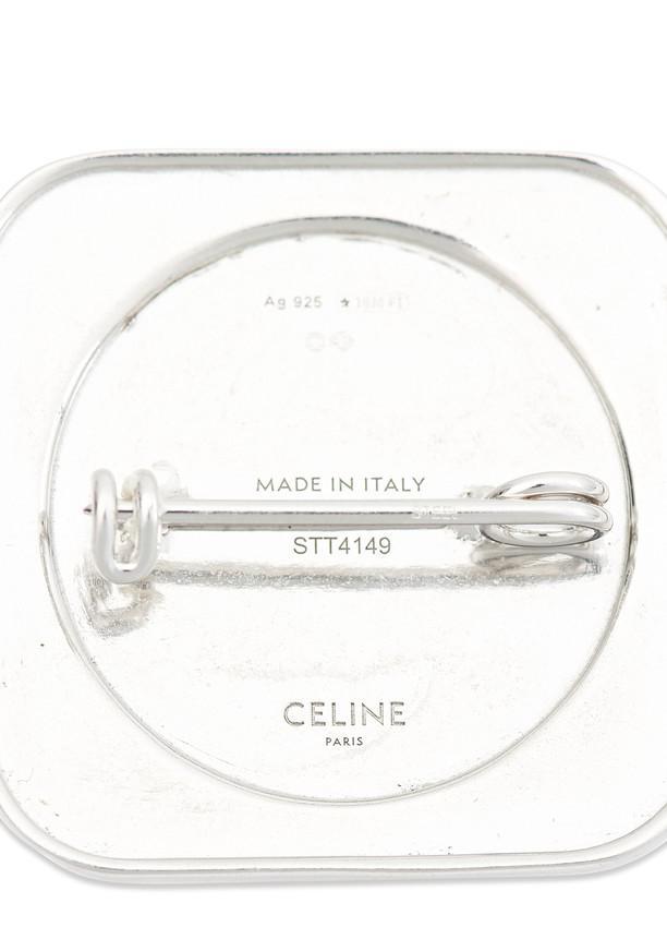 商品Celine|方形银徽章,价格¥2636,第1张图片