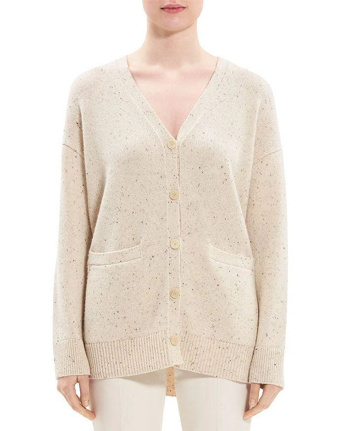 商品Theory|Wool Cashmere Donegal Cardigan,价格¥1290,第1张图片