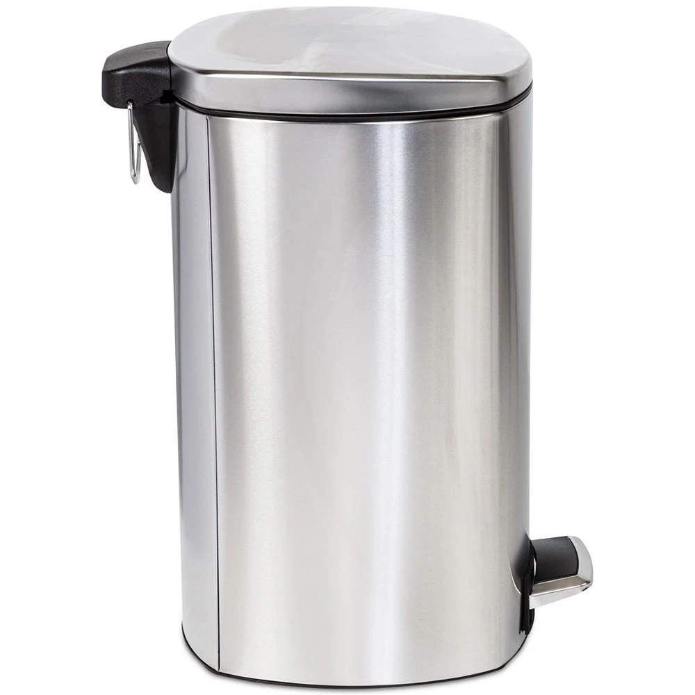 商品Honey Can Do|50-Liter Square Stainless Steel Step Trash Can with Soft-Close Lid,价格¥3458,第3张图片详细描述