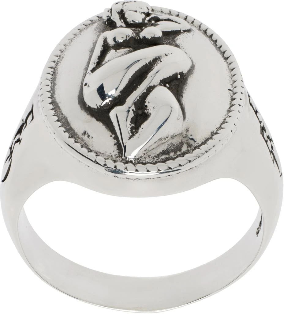 商品Enfants Riches Deprimes|Silver Pin Up Girl Cameo Ring,价格¥5969,第1张图片