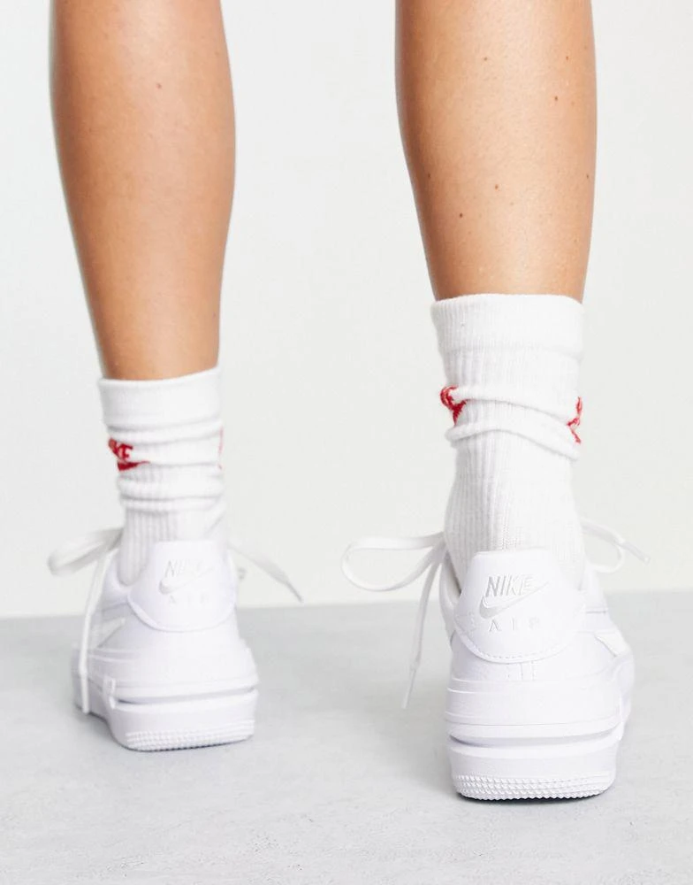 商品NIKE|Nike Air Force 1 PLT.AF.ORM trainers in triple white,价格¥841,第2张图片详细描述
