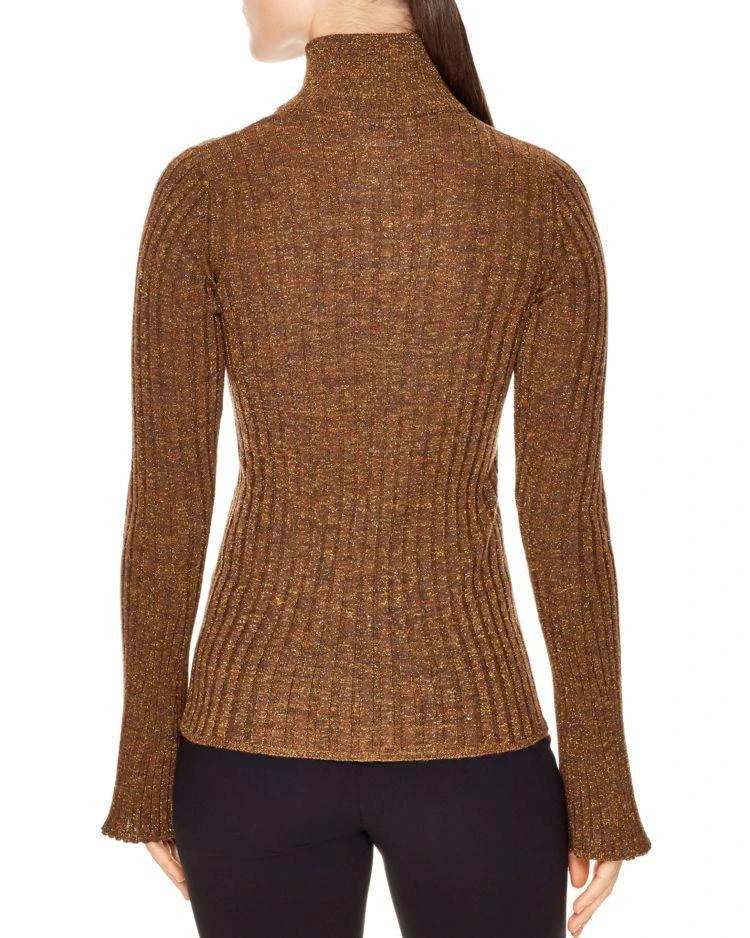 商品Sandro|Precilia Ribbed Shimmer Sweater,价格¥1101,第2张图片详细描述