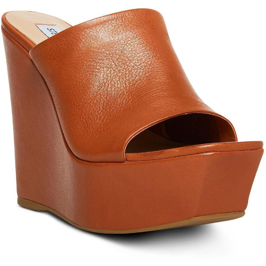 商品Steve Madden|Steve Madden Womens Barona  Leather Dressy Wedge Sandals,价格¥702,第1张图片