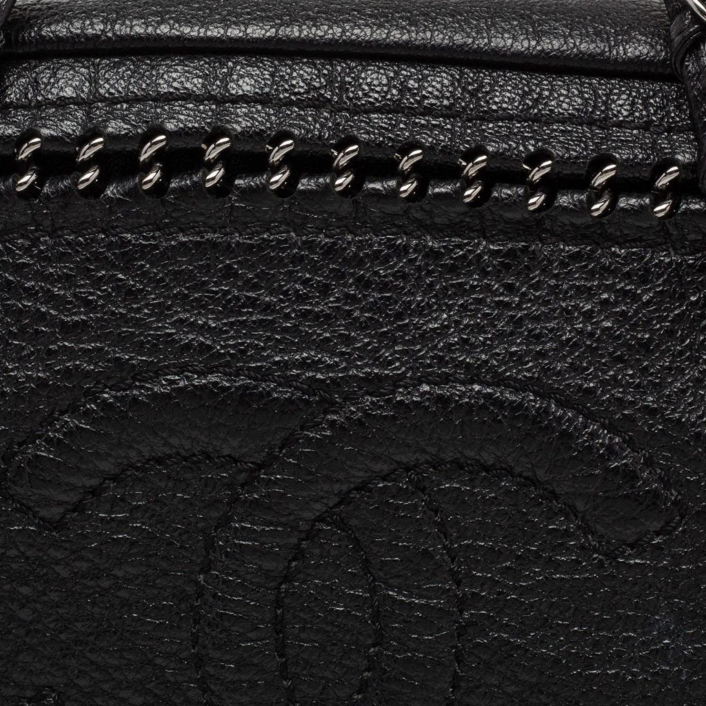 商品[二手商品] Chanel|Chanel Black Leather Medium Luxe Ligne Bowler Bag,价格¥10063,第7张图片详细描述