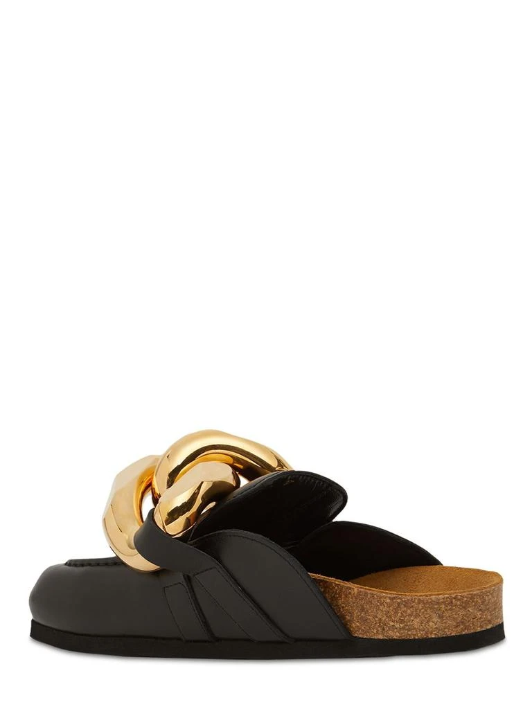 商品JW Anderson|15mm Embellished Leather Mules,价格¥1814,第3张图片详细描述