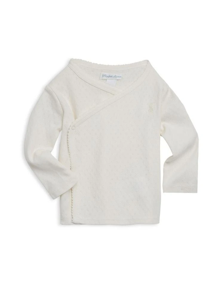 商品Ralph Lauren|Baby Girl's Knit Cotton Kimono Top,价格¥75,第1张图片