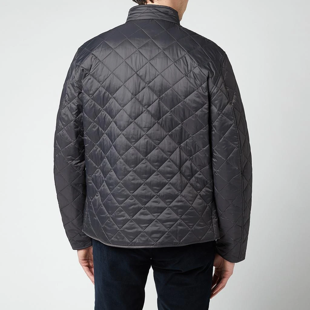 商品Barbour|Barbour International Men's Gear Quilted Jacket - Charcoal,价格¥595,第2张图片详细描述