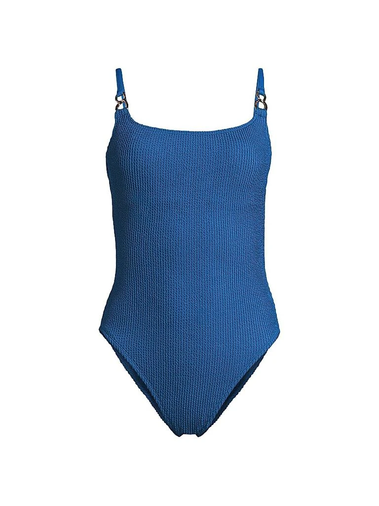 商品Lilly Pulitzer|Alizee Scrunch One-Piece Swimsuit,价格¥616,第1张图片