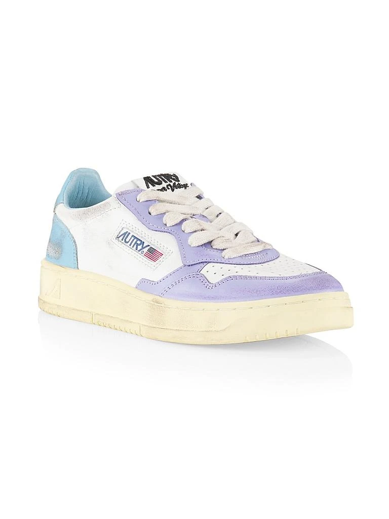 商品Autry|Super Vintage Leather Low-Top Sneakers,价格¥804,第2张图片详细描述
