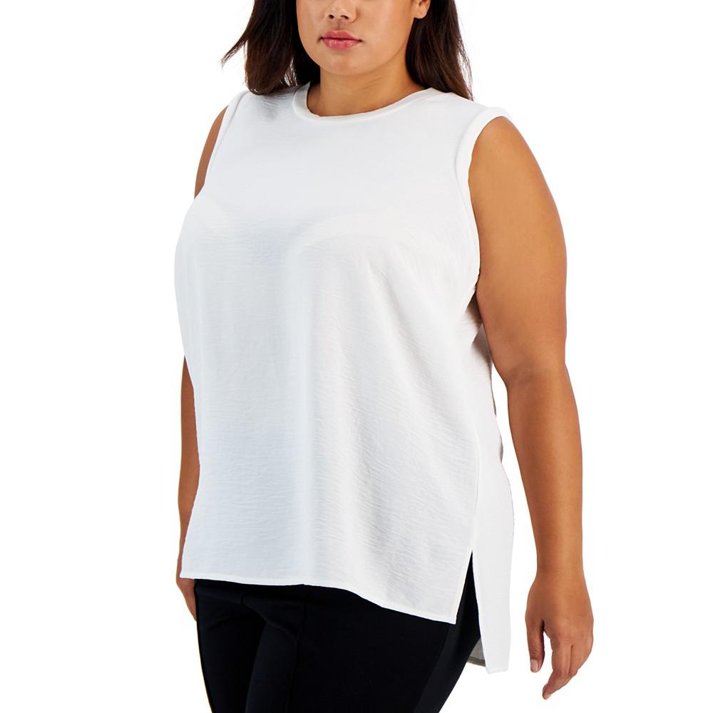 Plus Size Sleeveless Top商品第1张图片规格展示