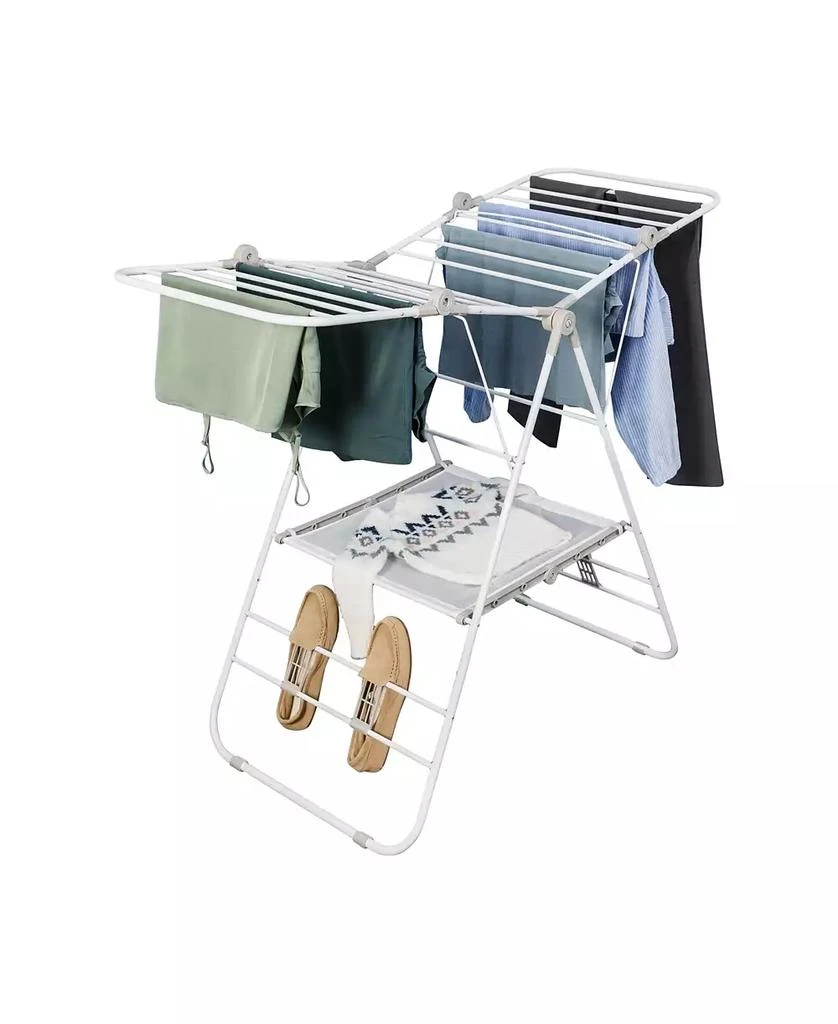 商品Honey Can Do|Large Expandable and Collapsible Gullwing Clothes Drying Rack,价格¥773,第2张图片详细描述