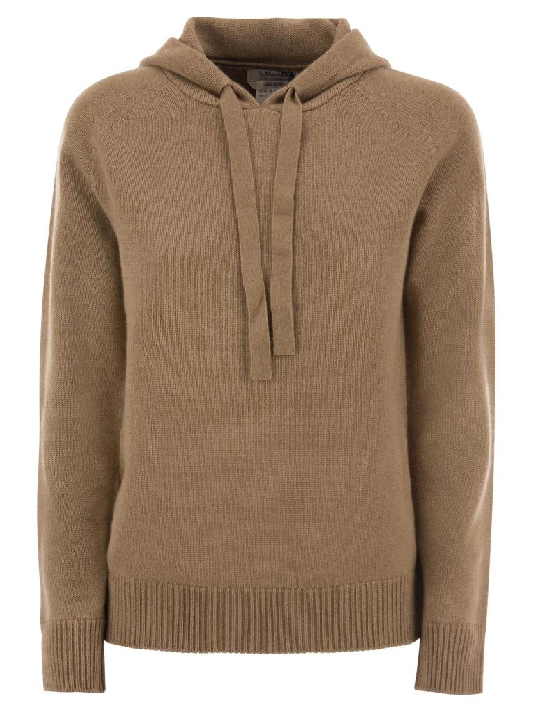 商品Max Mara|'S Max Mara Drawstring Knitted Hoodie,价格¥3023,第1张图片