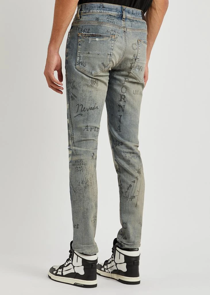 商品AMIRI|Military Stencil printed skinny jeans,价格¥5322,第3张图片详细描述