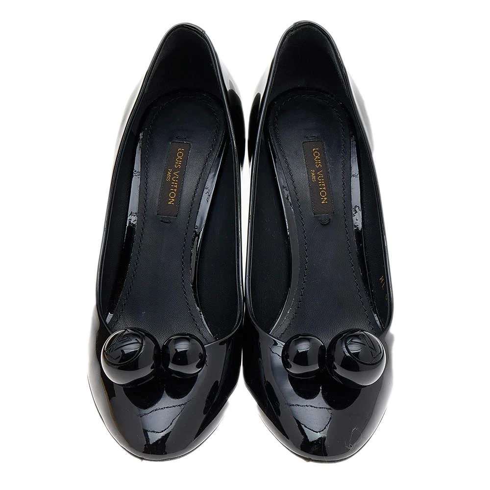 商品[二手商品] Louis Vuitton|Louis Vuitton Black Patent Leather Betty Pumps Size 36,价格¥1283,第3张图片详细描述