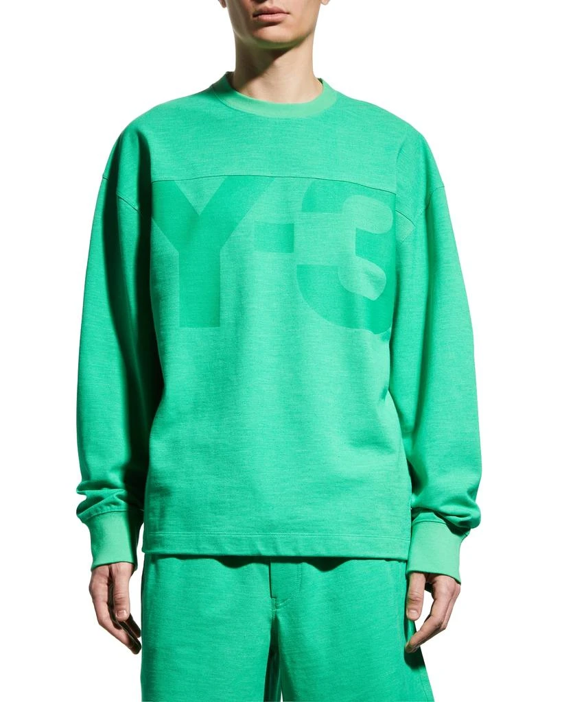 商品Y-3|Men's Pique Logo Sweatshirt,价格¥721,第1张图片