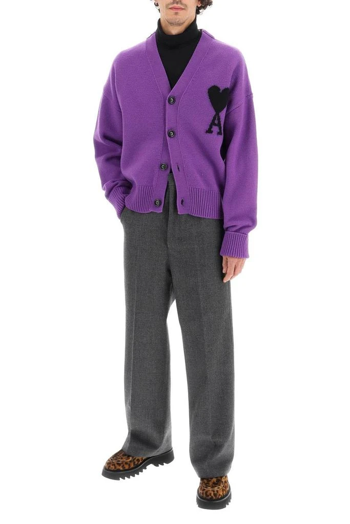 商品AMI|WIDE-LEG VIRGIN WOOL PANTS,价格¥1299,第2张图片详细描述