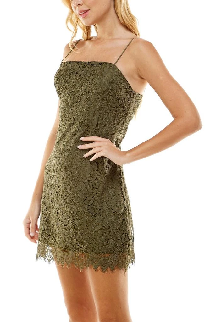 商品ROW A|Lace Mini Shift Dress,价格¥229,第3张图片详细描述