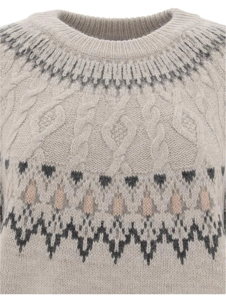 商品360CASHMERE|360 cashmere women's beige wool sweater,价格¥3106,第3张图片详细描述
