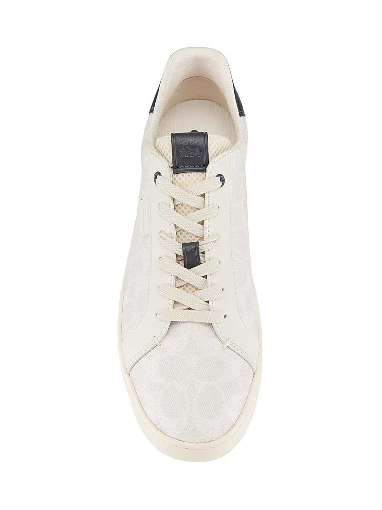 商品Coach|Low-Top Monogram Logo Sneakers,价格¥945,第5张图片详细描述