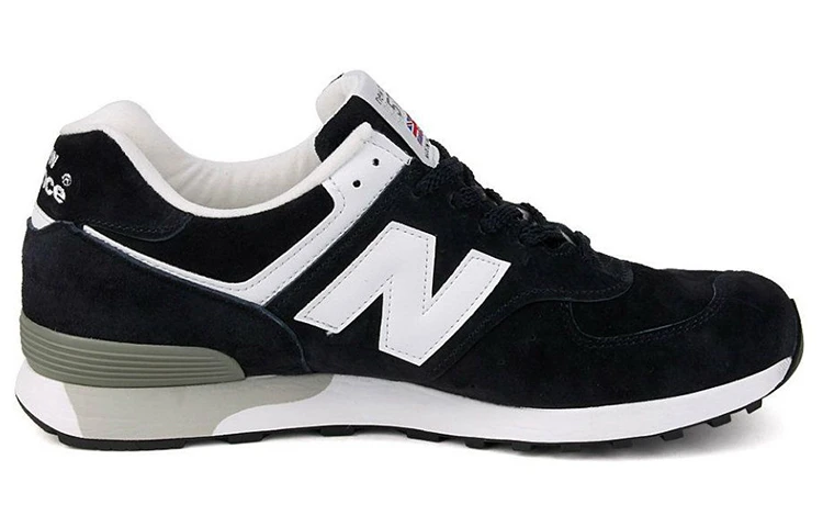 商品[国内直发] New Balance|[预售3天]NB 576 圆头系带减震防滑耐磨 低帮跑步鞋 女款 藏青色,价格¥344,第3张图片详细描述