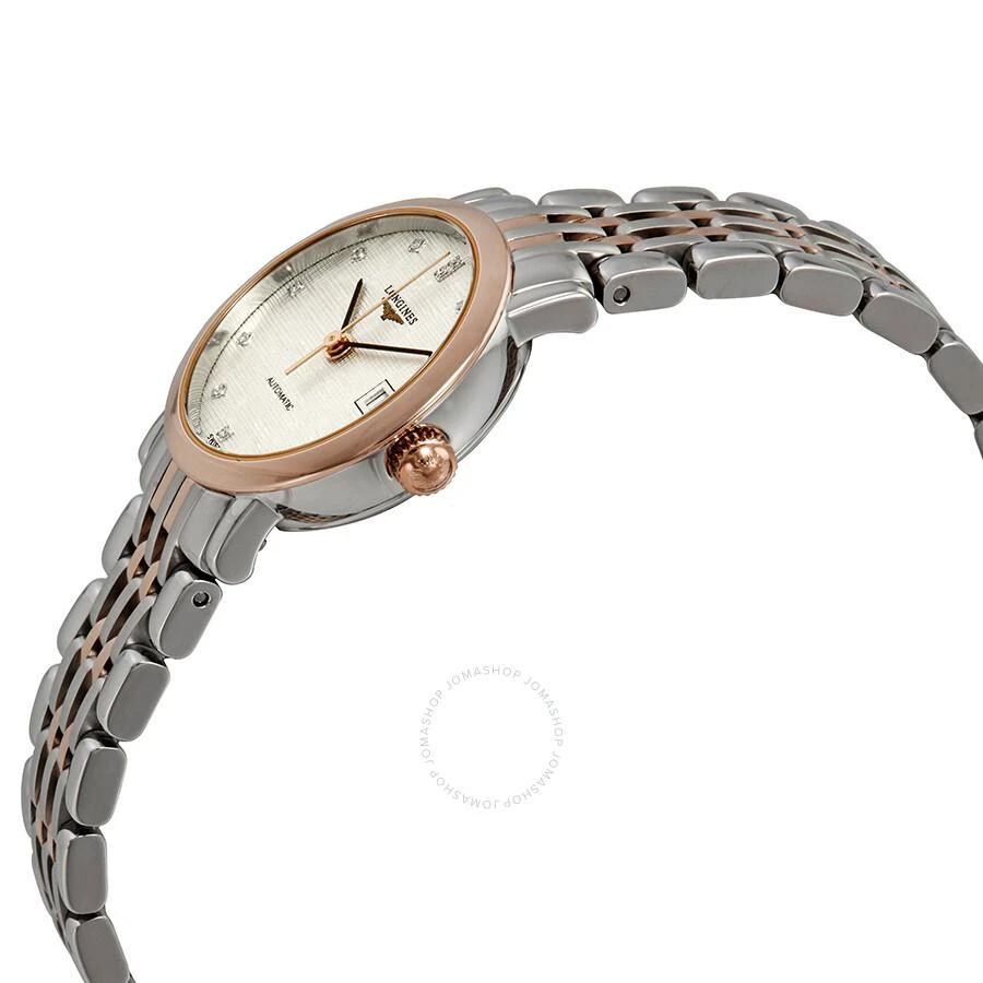 商品Longines|Elegant Automatic Diamond Striped Silver Dial Ladies Watch L4.309.5.77.7,价格¥9164,第2张图片详细描述