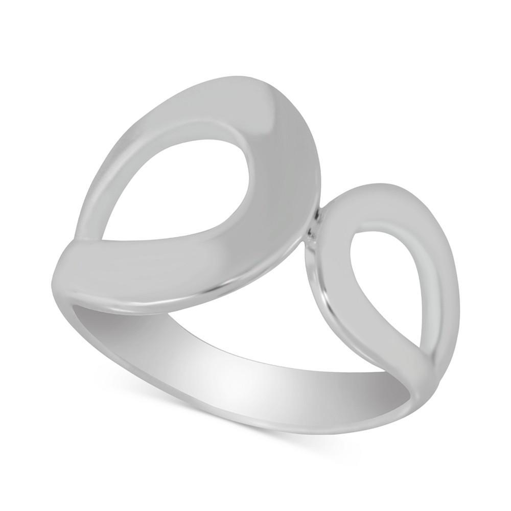 商品Essentials|Double Open Loop Ring in Silver-Plate,价格¥179,第1张图片