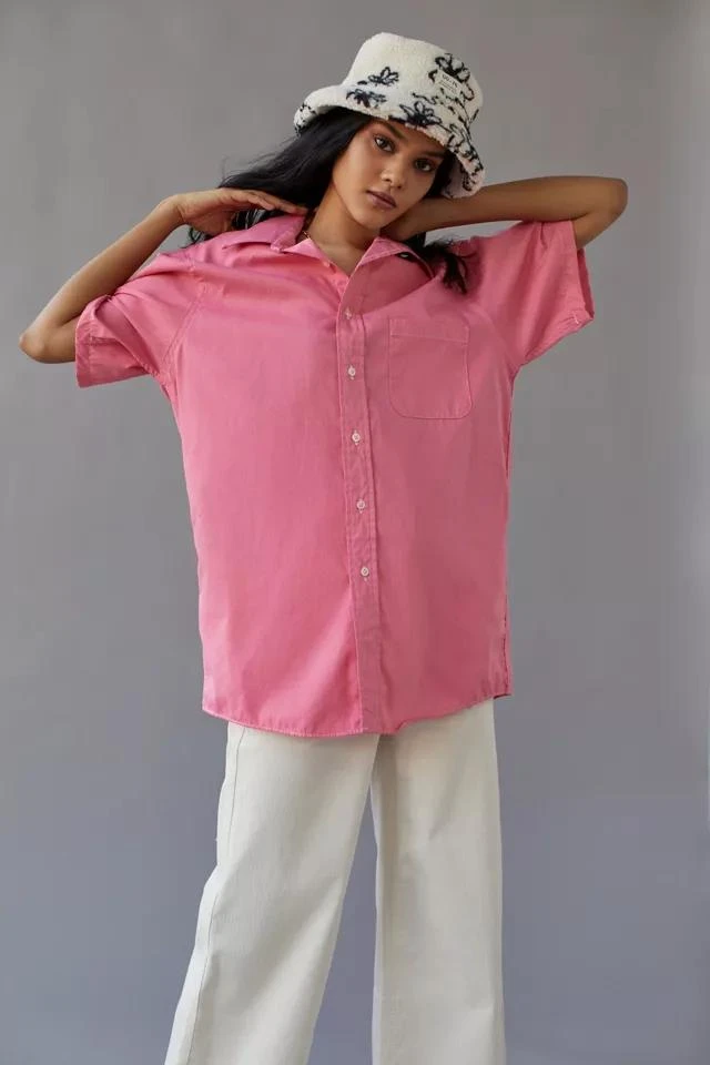 商品Urban Renewal|Urban Renewal Remade Overdyed Menswear Shirt,价格¥77,第1张图片