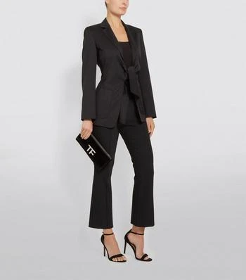 商品Max Mara|Tie-Front Wool Blazer,价格¥7749,第4张图片详细描述
