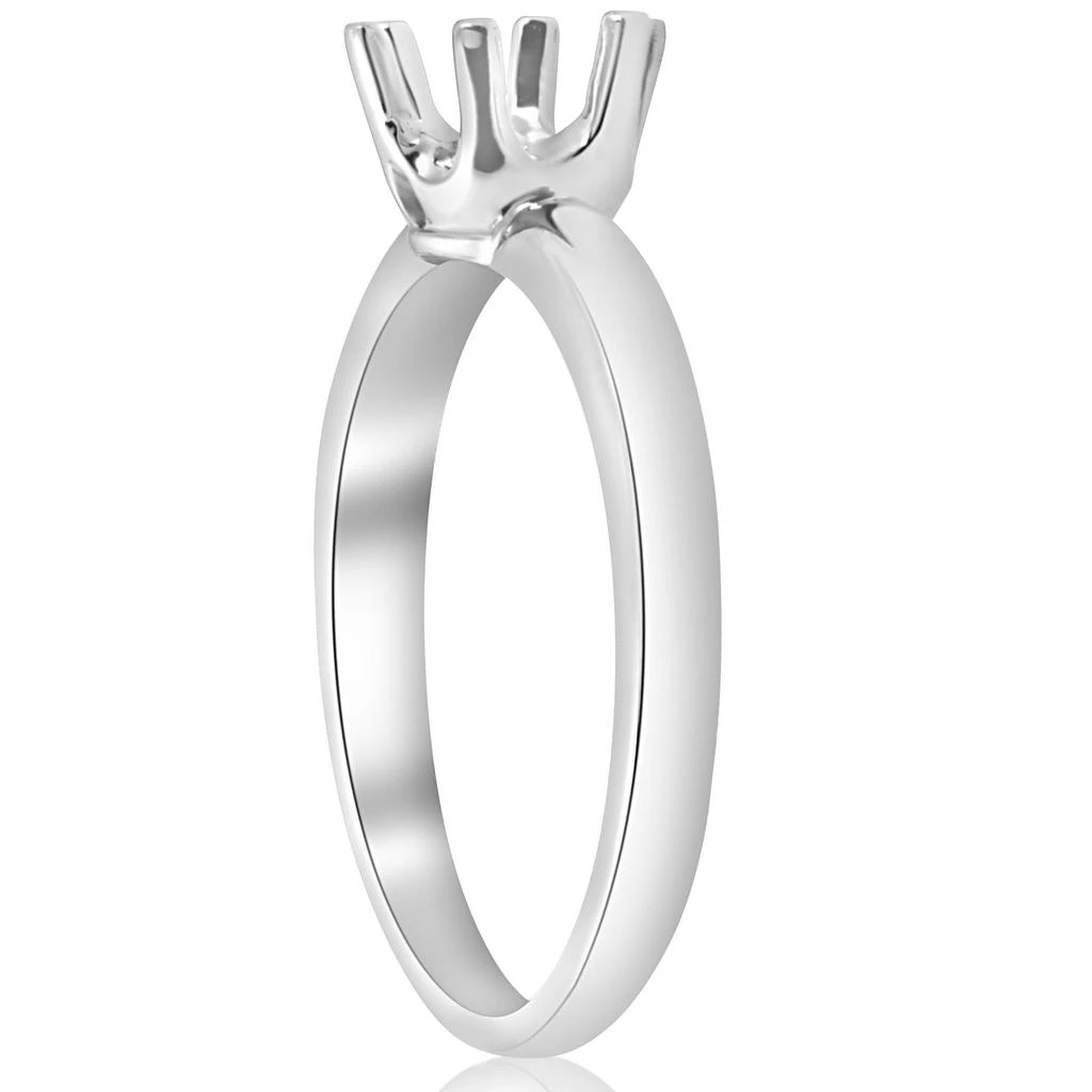 商品Pompeii3|Solitaire Solstice Style Engagement Ring Setting 14K White Gold,价格¥1823,第2张图片详细描述