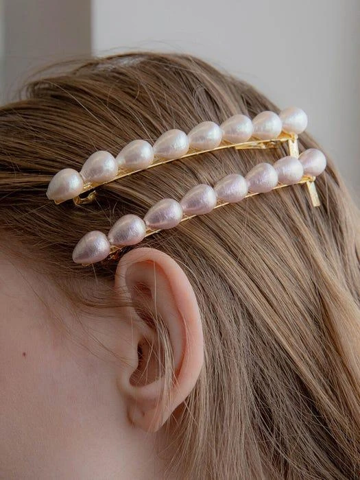 商品Jean Paul Clarisse|Oval Cotton Pearl Pin,价格¥706,第4张图片详细描述