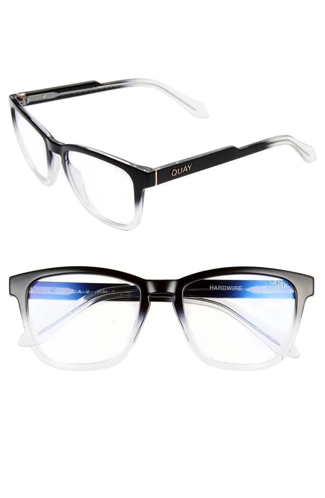 商品Quay|Australia Hardwire 50mm Blue Light Filtering Glasses,价格¥189,第1张图片