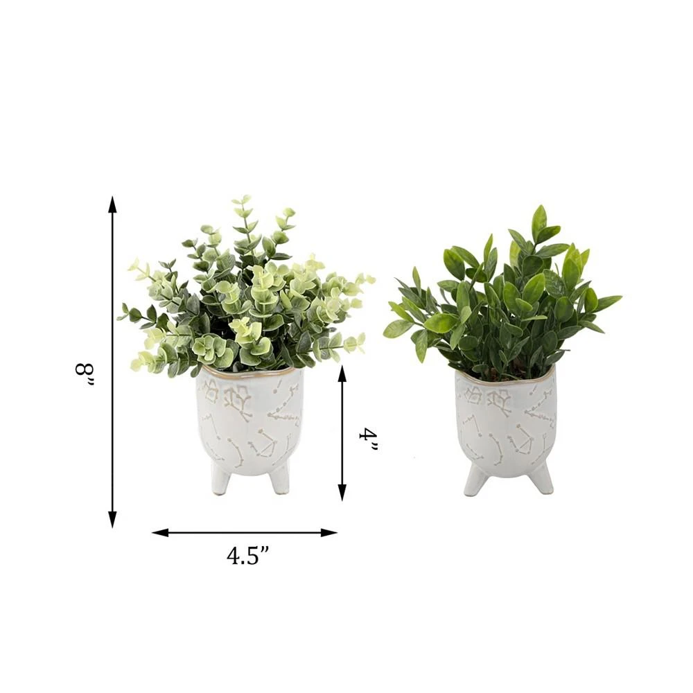商品Flora Bunda|Tea Leaf in Constellation Footed Set, 2 Piece,价格¥521,第2张图片详细描述