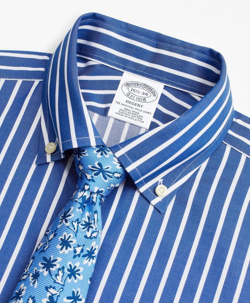 商品Brooks Brothers|Regent Regular-Fit Dress Shirt, Non-Iron Bengal Stripe,价格¥373,第4张图片详细描述