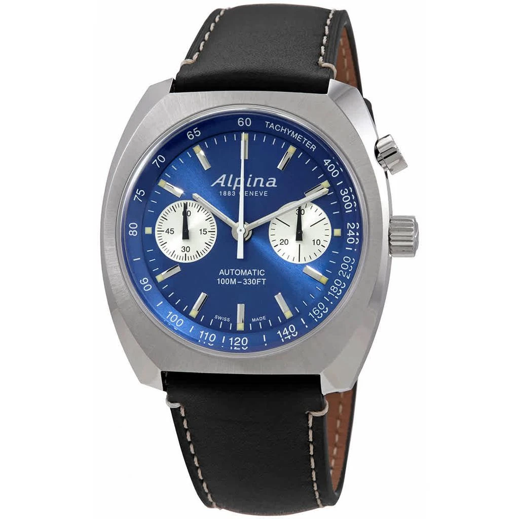 商品Alpina|Startimer Pilot Heritage Chronograph Automatic Blue Dial Men's Watch AL-727LNN4H6,价格¥12982,第1张图片