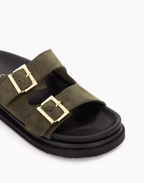 ALOHAS Suede Buckle Strap Sandal商品第2张图片规格展示