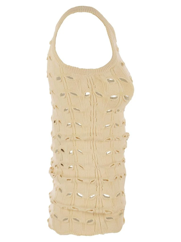 商品Max Mara|Sportmax Astice Perforated Sleeveless Top,价格¥1287,第3张图片详细描述