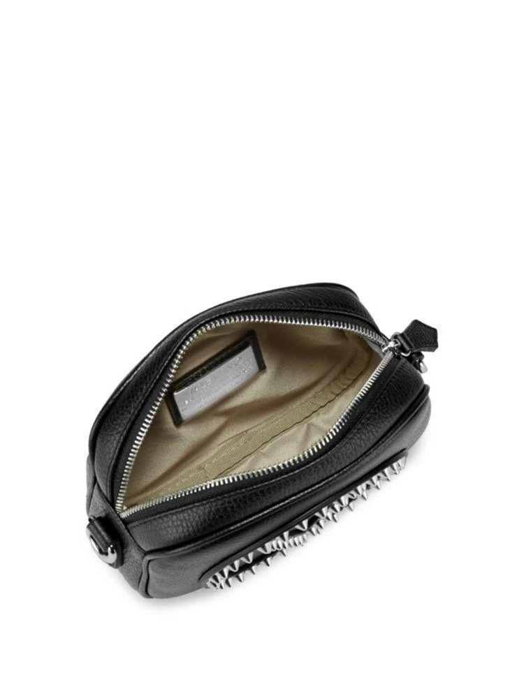 商品Mario Valentino|Nina Studded Logo Leather Crossbody Bag,价格¥1494,第2张图片详细描述
