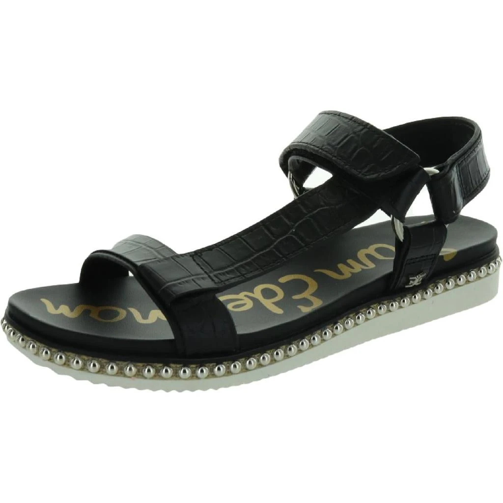 商品Sam Edelman|Sam Edelman Womens Annalise Leather Ankle Strap Flats,价格¥252,第1张图片
