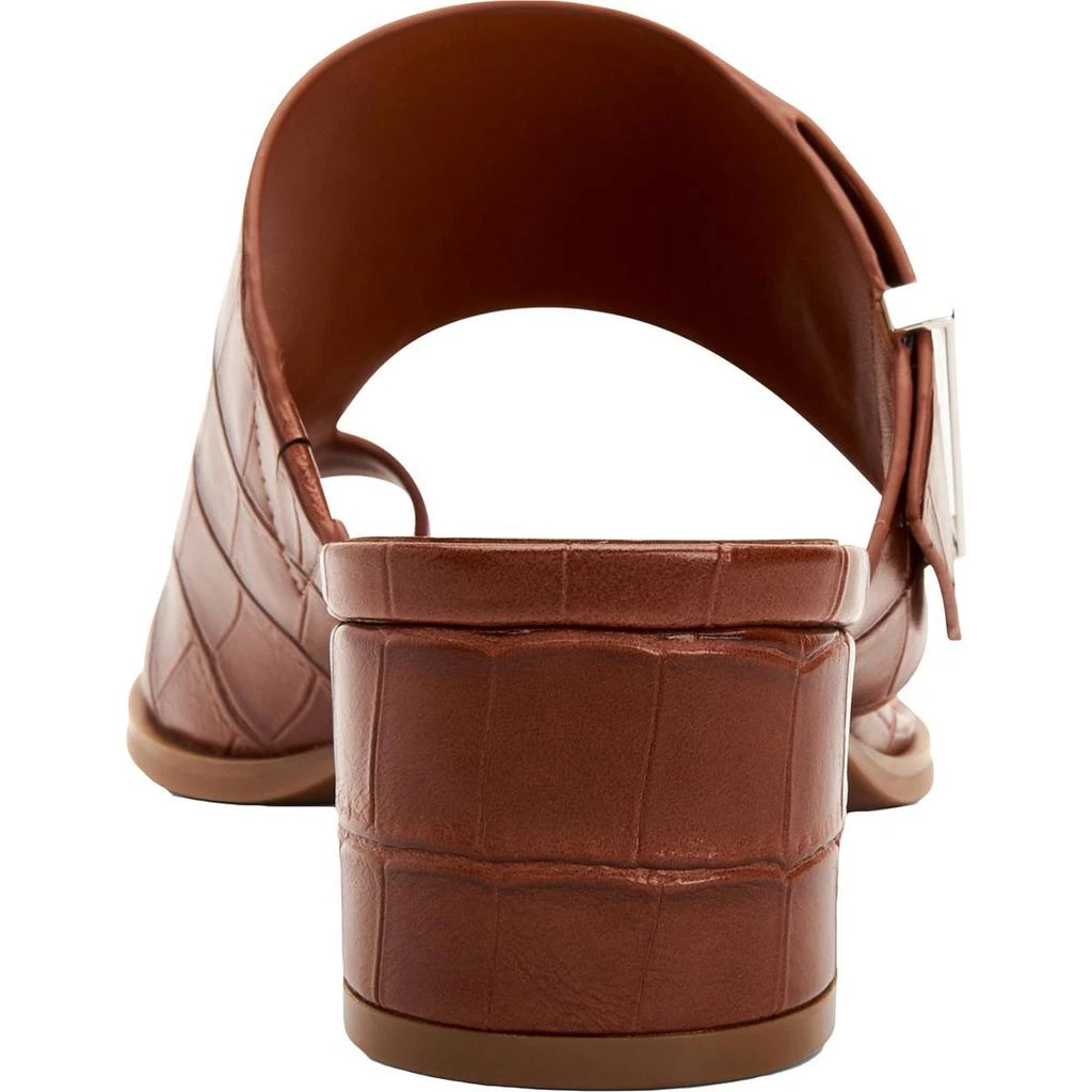 商品Calvin Klein|Calvin Klein Womens Daria Faux Leather Toe Loop Heel Sandals,价格¥402,第2张图片详细描述