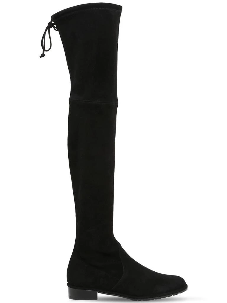 商品Stuart Weitzman|30mm Lowland Stretch Suede Boots,价格¥6796,第1张图片