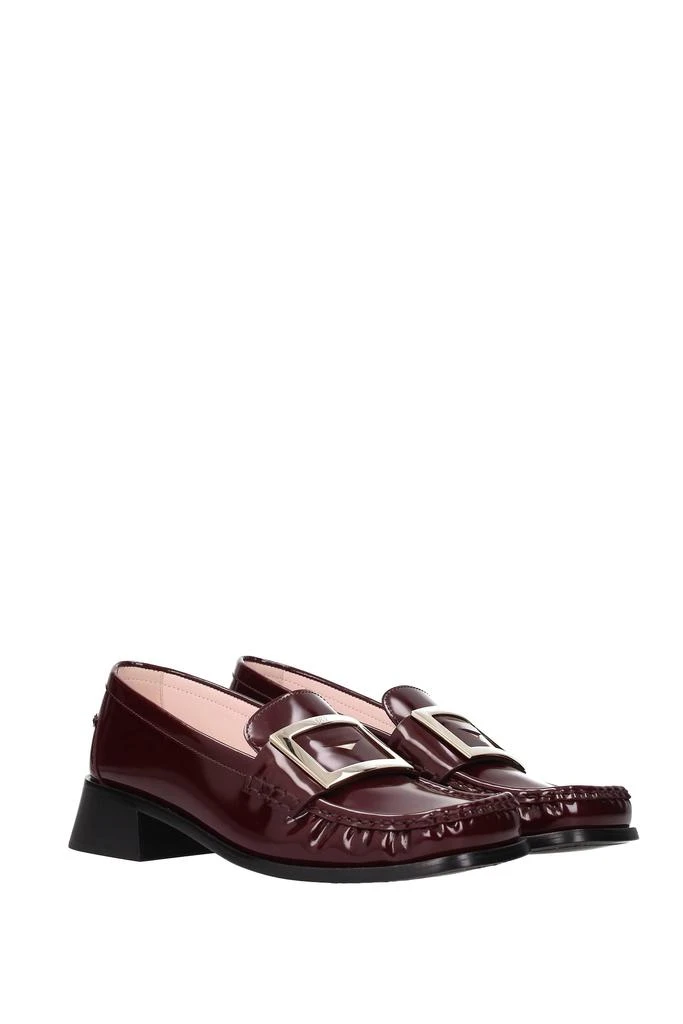 商品Roger Vivier|Loafers Patent Leather Red Bordeaux,价格¥5704,第2张图片详细描述