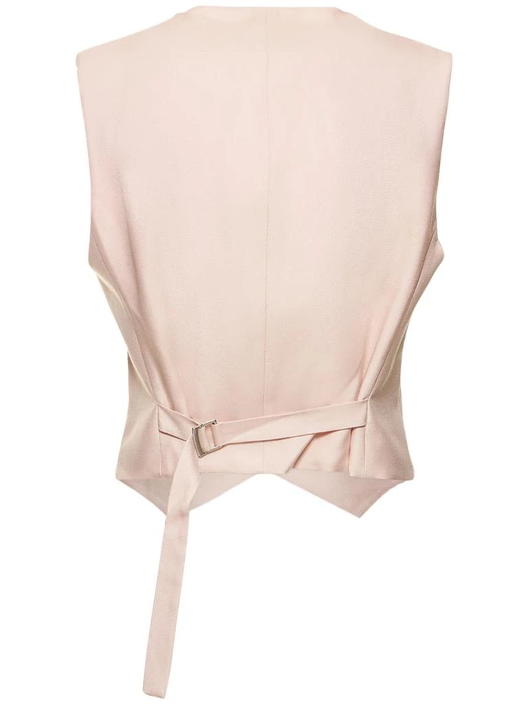 商品Magda Butrym|Silk Twill Single Breast Vest,价格¥3965,第4张图片详细描述