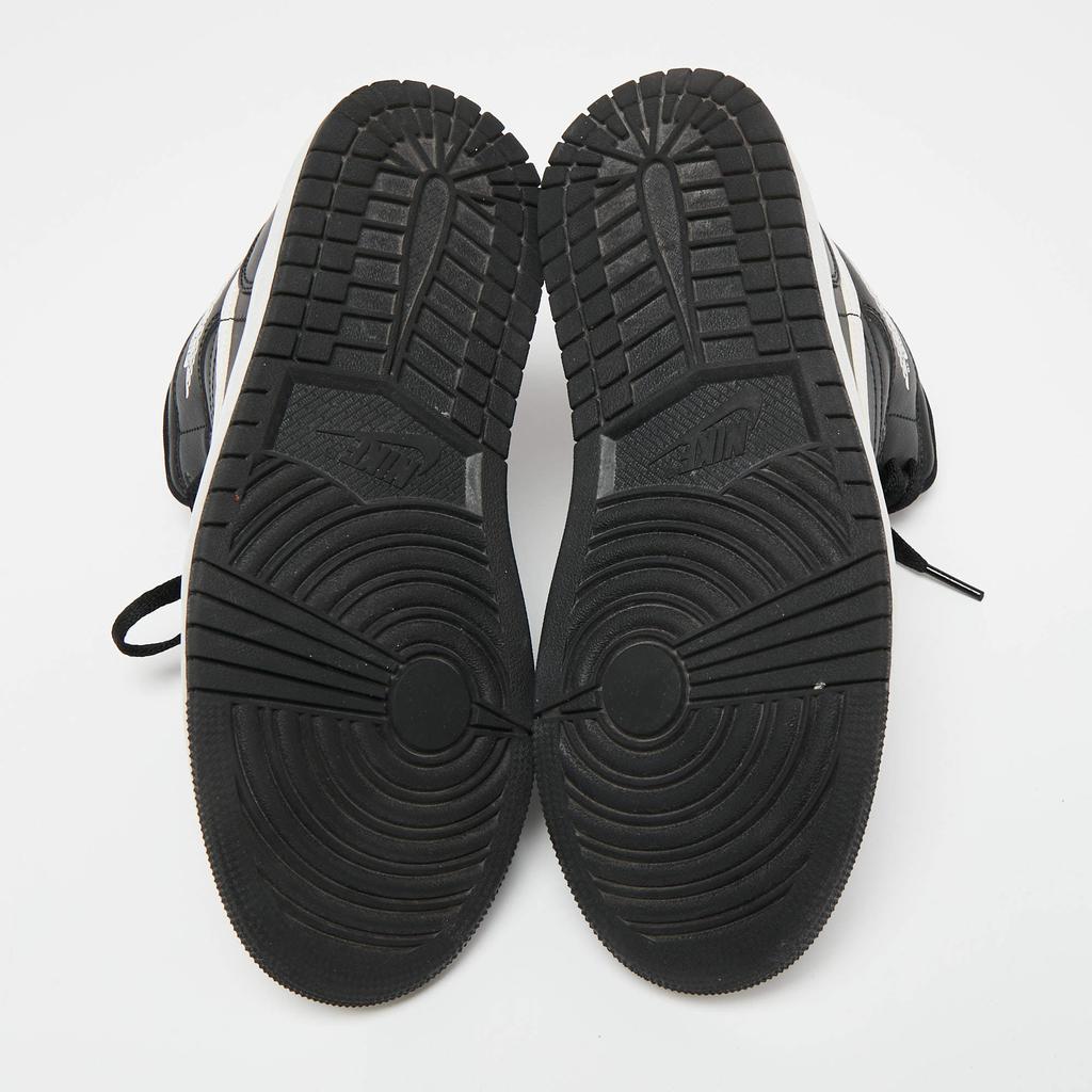 Air Jordan x Nike Black/White Leather Air Jordan 1 Retro High Yin Yang Sneakers Size 38.5商品第6张图片规格展示